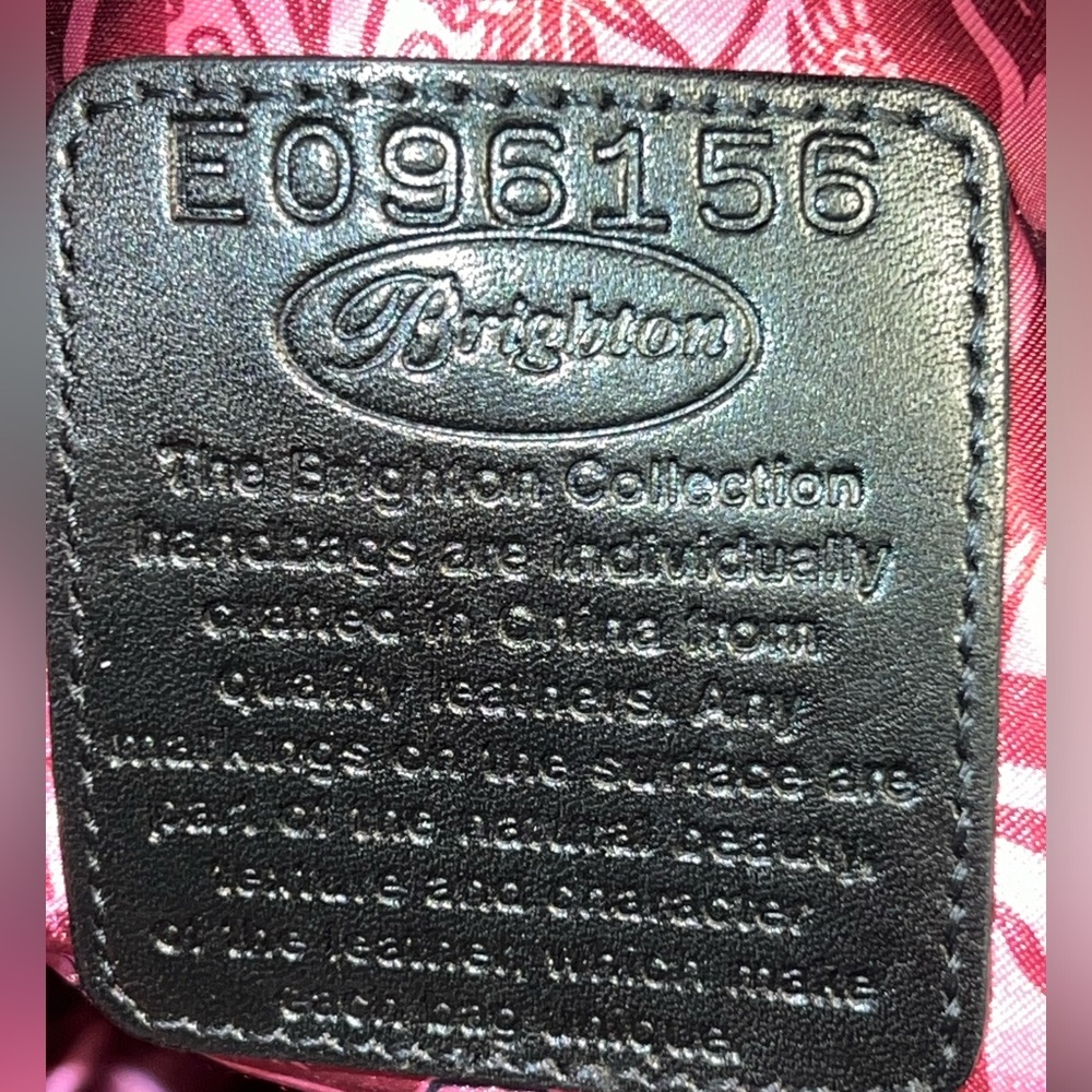 Brighton Breelan Python Snake Embossed Leather Ho… - image 9